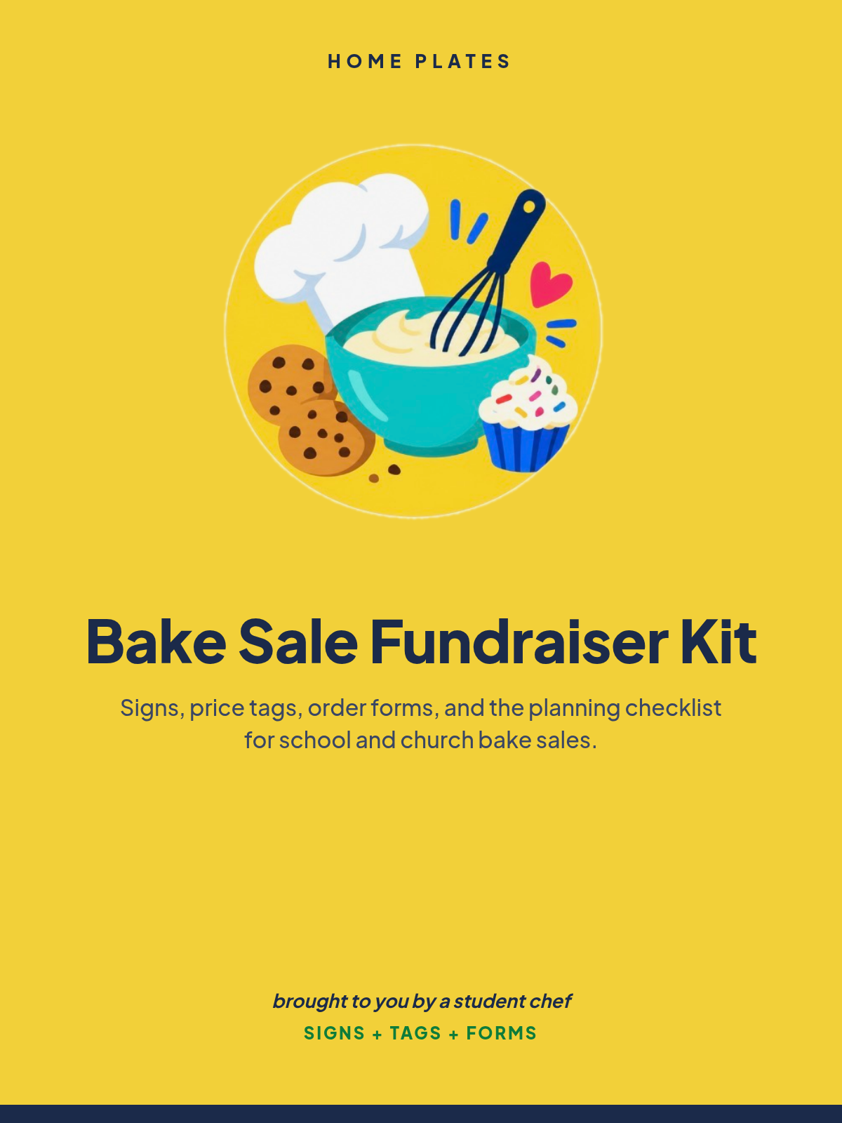 Bake Sale Fundraiser Kit cover